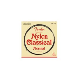 Nylon Acoustic Strings 100 Clear/Silver Tie End Calibre .028-.043 3-Pack 0730100300