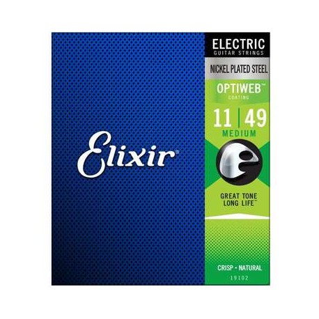 Elixir Optiweb Elect Medium (.011-.049) 19102