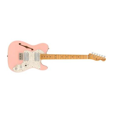 Limited Edition Vintera '70s Telecaster Thinline Maple Shell Pink 0149742356