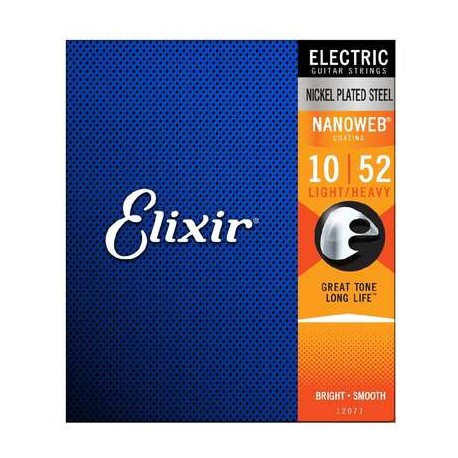 Elixir Nanoweb Electrica (.010-.052) 12077