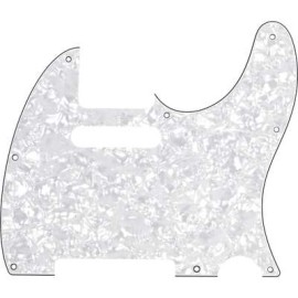 Telecaster Pickguard, 8-Hole Mount, White Pearl, 4-Ply 0992150000