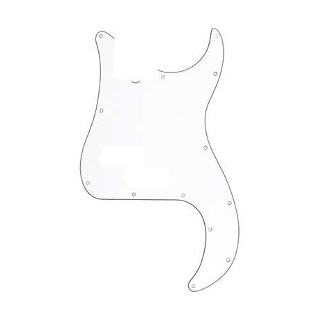 Pickguard, Precision Bass 13-Hole Vintage Mount (with Truss Rod Notch), White, 3-Ply 0991361000